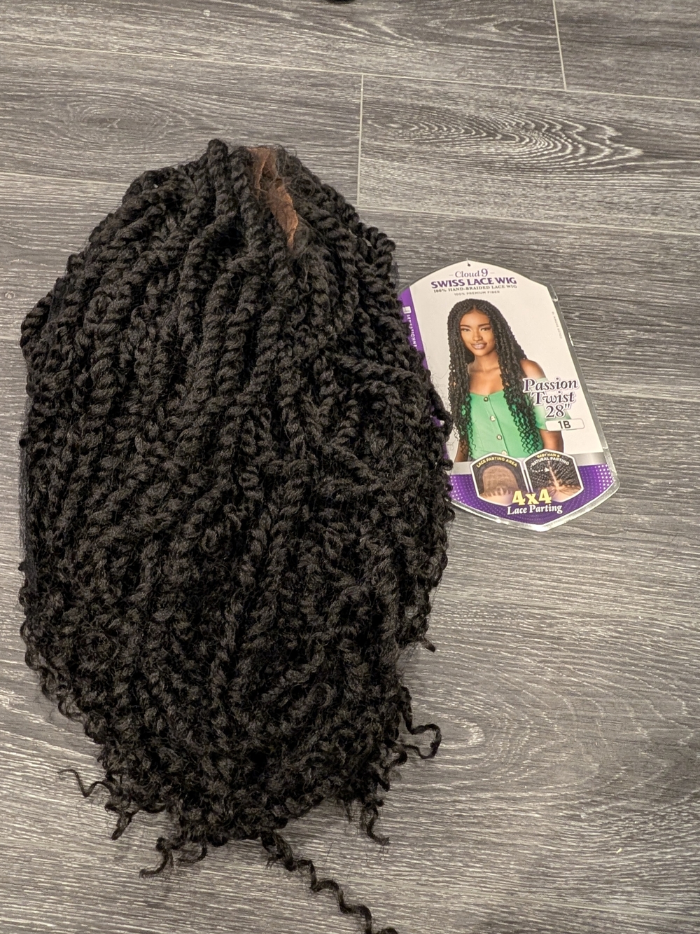 Sensationnel Cloud 9 Swiss Lace 100% Hand-Braided 4x4 Lace Part Wig